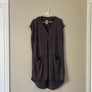 Anthropologie Dolan Left Coast Lola Cocoon Petite Large 0 Cupro Dress